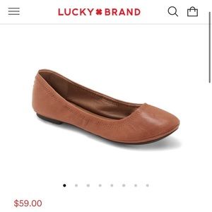 Lucky Brand Women’s Emmie Flats in Bourbon Winter Haze, Size 7.5